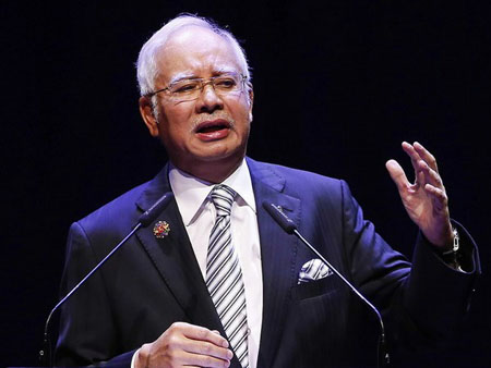 Thủ tướng Malaysia Najib Razak.